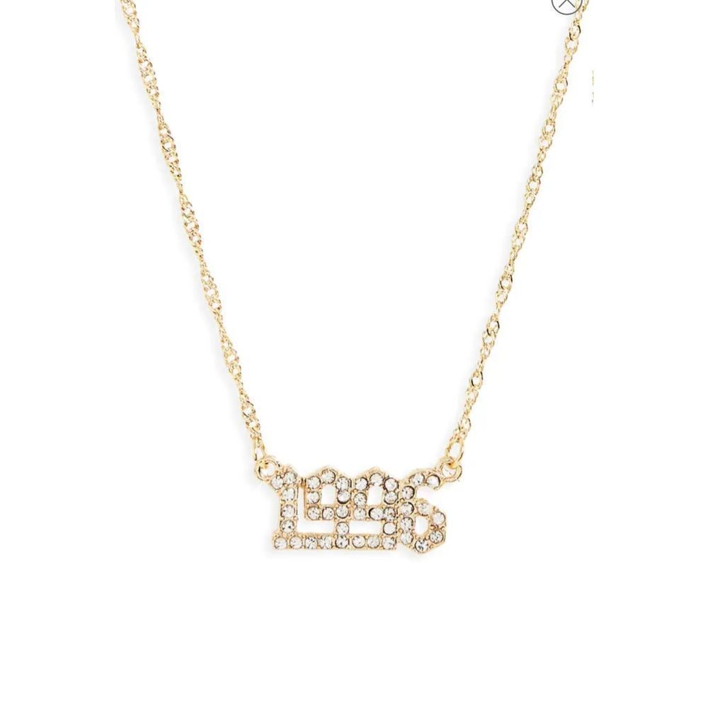 1996 Nordstrom BP Gold Birth Year Pendant Necklace